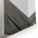 Minimalist Architectural Lines Art - Modern Geometric Canvas Print