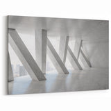 Concrete Support Art Print - Modern Minimalist Architectural Design