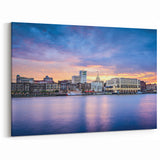 Savannah Georgia Skyline Wall Art – Historic Riverfront Scenic Photography