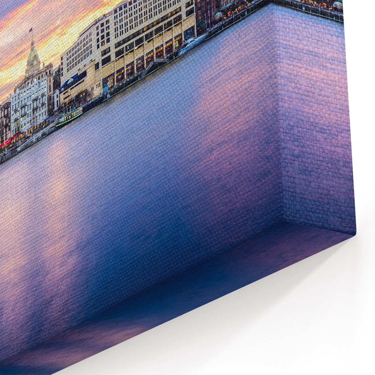 Savannah Georgia Skyline Wall Art – Historic Riverfront Scenic Photography