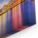 Savannah Georgia Riverfront Wall Art – Colorful Historic Night Photography