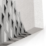 Black and White Architectural Abstract Wall Art - Geometric Modern Design