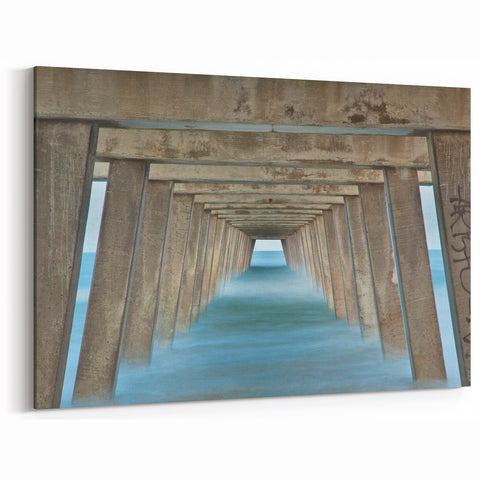 Savannah Georgia Wall Art – Scenic Pier Architecture Photography Print