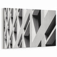 Minimalist Architectural Abstract Wall Art - Geometric Black & White