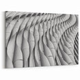 Contemporary Architectural Abstract Wall Art - Wavy Geometric Design