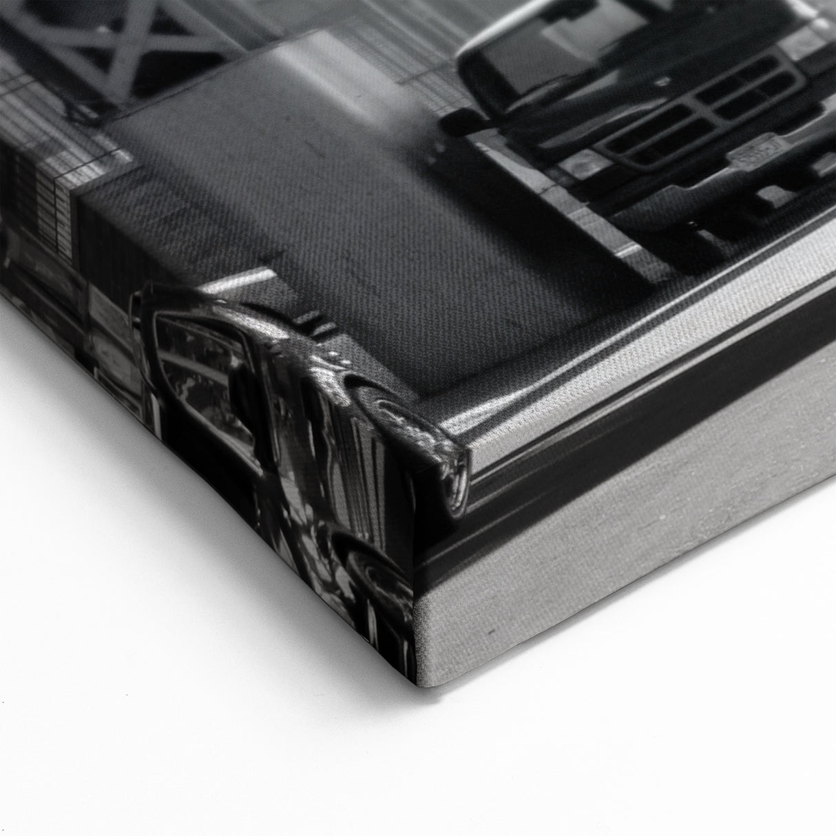 Black and White Architectural Abstract Wall Art - Urban Steel Arches