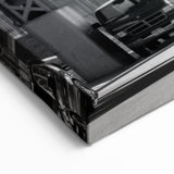 Black and White Architectural Abstract Wall Art - Urban Steel Arches