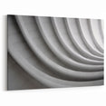 Minimalist Architectural Abstract Wall Art - Curved Modern Concrete Design