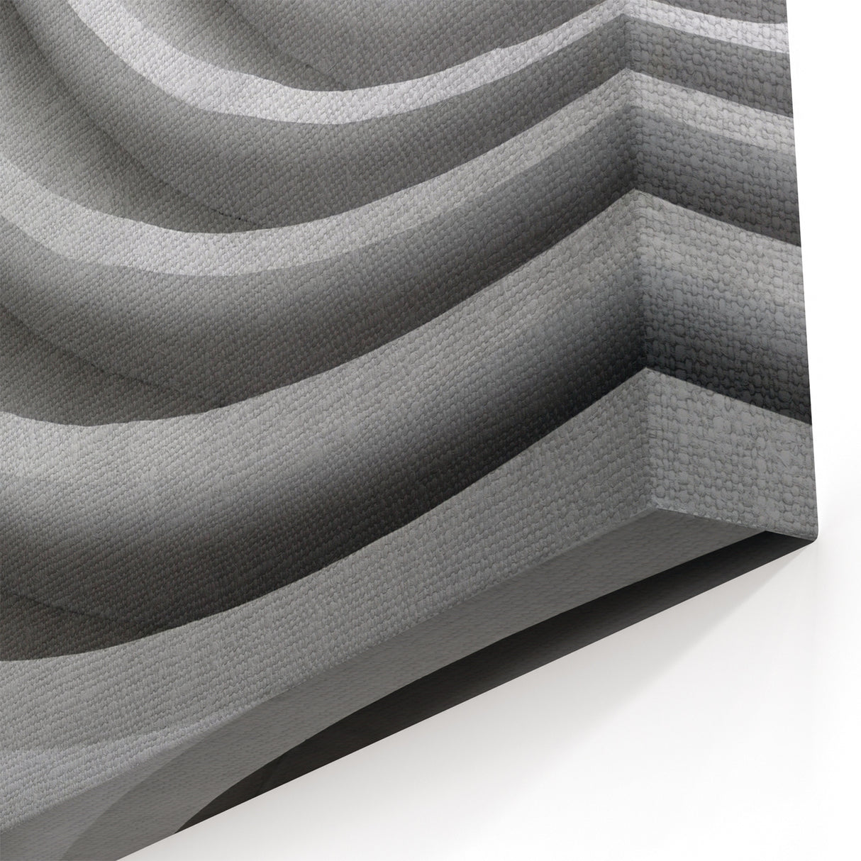 Minimalist Architectural Abstract Wall Art - Curved Modern Concrete Design