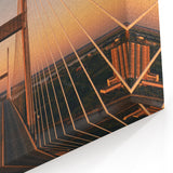 Savannah Talmadge Bridge - Georgia Scenic Photography Sunset Wall Art