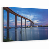 Virginia Photography – Twilight Bridge Over Water Scenic Print