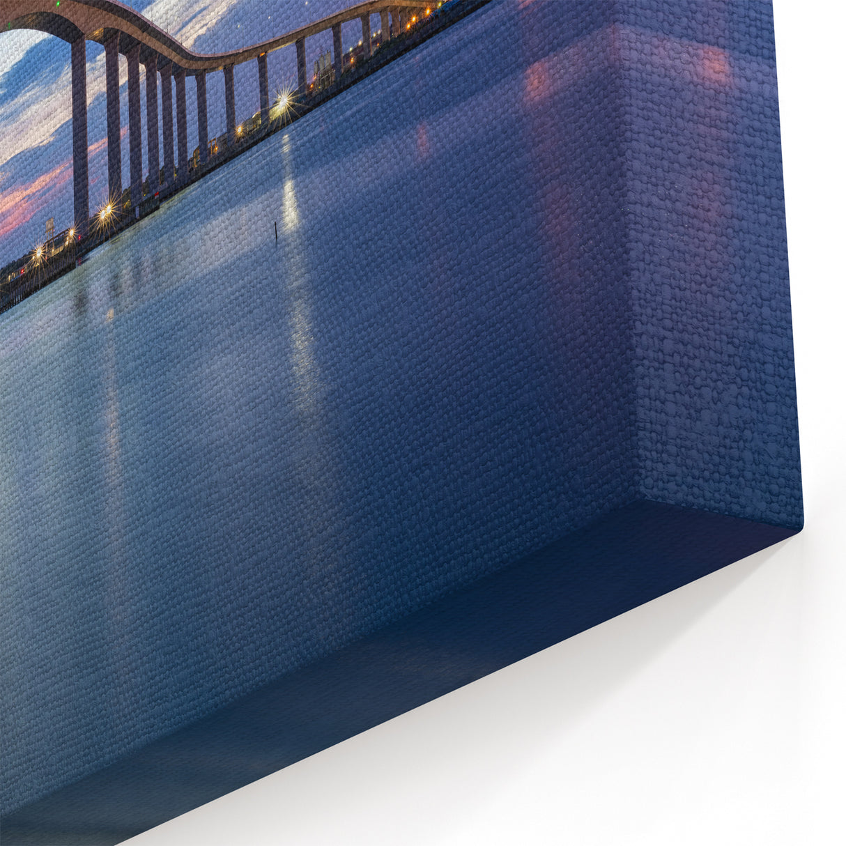 Virginia Photography – Twilight Bridge Over Water Scenic Print
