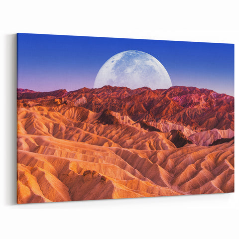 Moonlit Desert - Unique Death Valley National Park Landscape Art