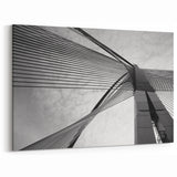 Modern Architectural Art - Geometric Abstract Building Print