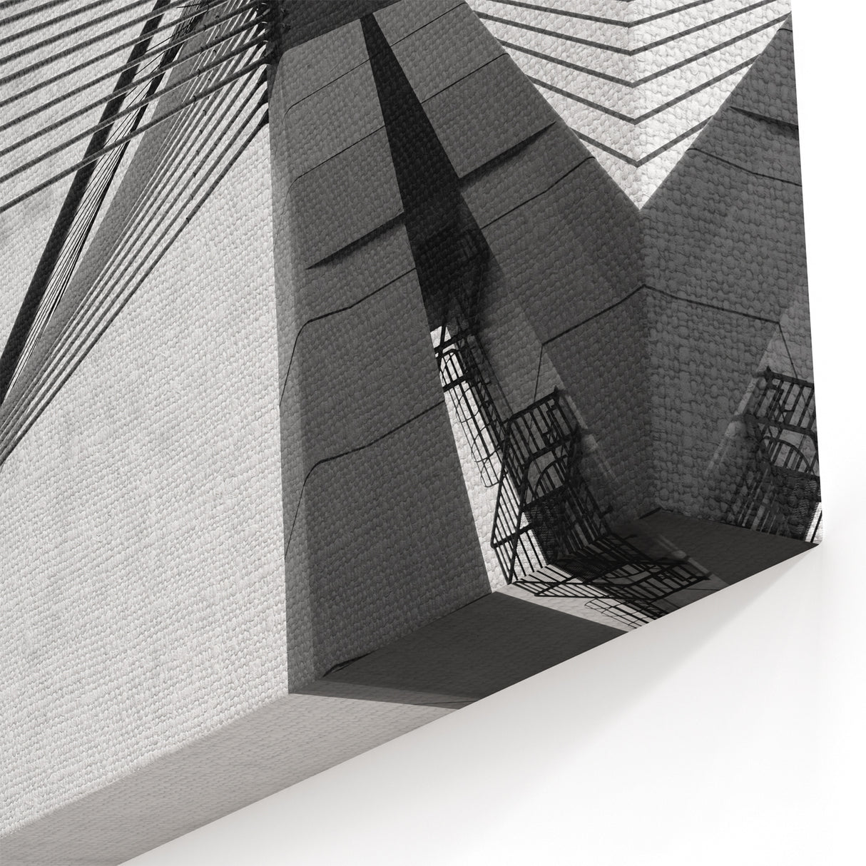 Modern Architectural Art - Geometric Abstract Building Print