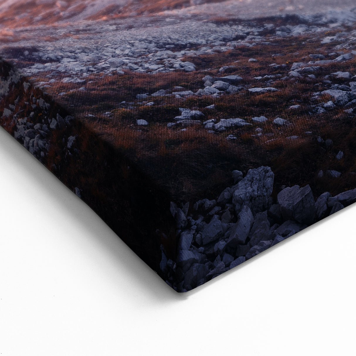 Italian Alps Art Print - Dolomites Canvas with Sunset Mountain Views