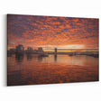 Virginia Photography – Sunset Over Norfolk Waterfront Canvas Print