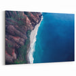 Kauai Photography Prints – Aerial View of Coastline & Framed Art
