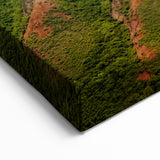 Kauai Landscape Art – Na Pali Coast Aerial View & Framed Print