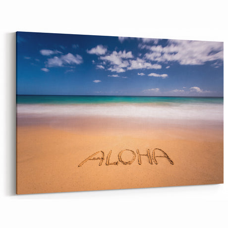Kauai Scenic Art – Aloha Beach Canvas & Framed Island Photography