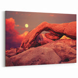 Joshua Tree National Park Moonrise - Scenic Desert Landscape Wall Decor
