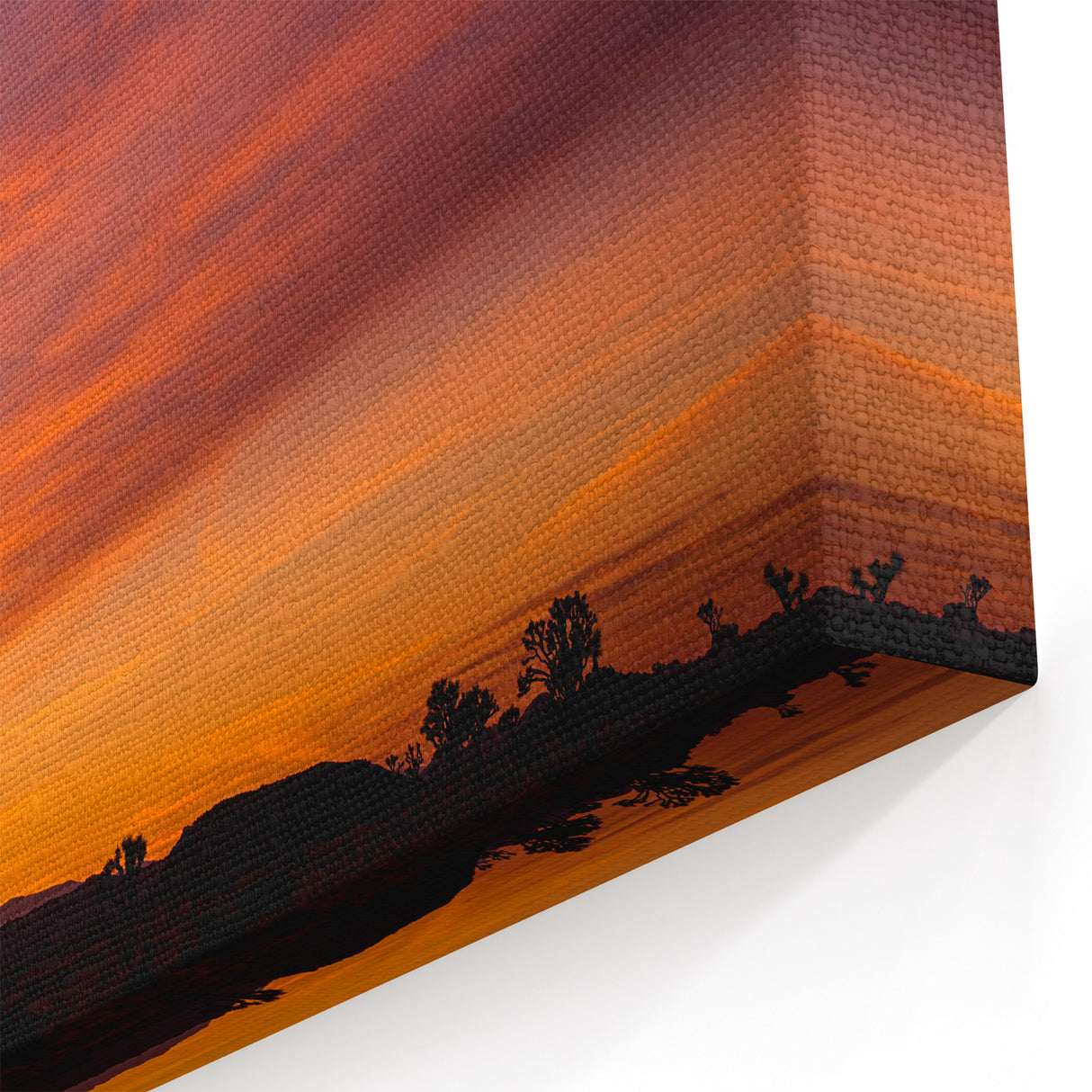Joshua Tree Sunset Glow - Scenic Desert Landscape Wall Art