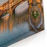 Florence Canvas Print - Italian Landscape Art of Ponte Vecchio