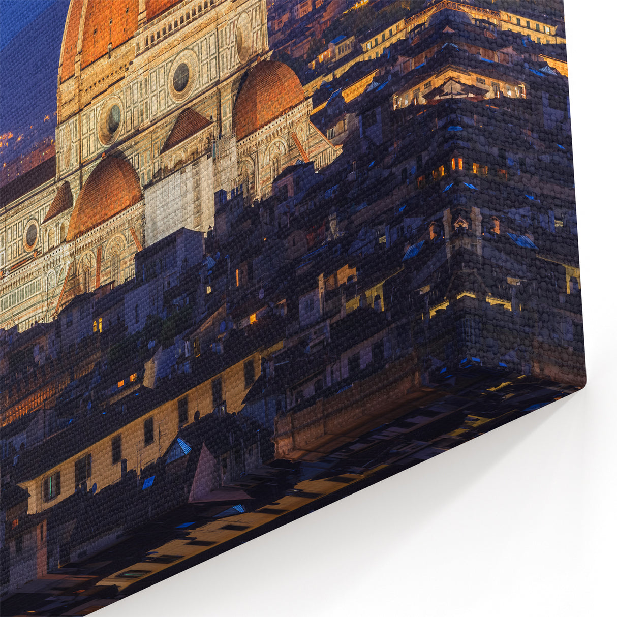 Florence Canvas Print - Italian Landscape Art of Duomo at Dusk