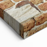 Masonry Wall Art - Rustic Brick and Stone with Balloons Canvas Print