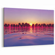 Hawaiian Beach Art - Vibrant Maui Sunset Over Palm Trees and Ocean
