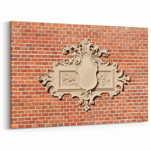 Masonry Wall Art - Ornate Classic Brick and Stone Architectural Print