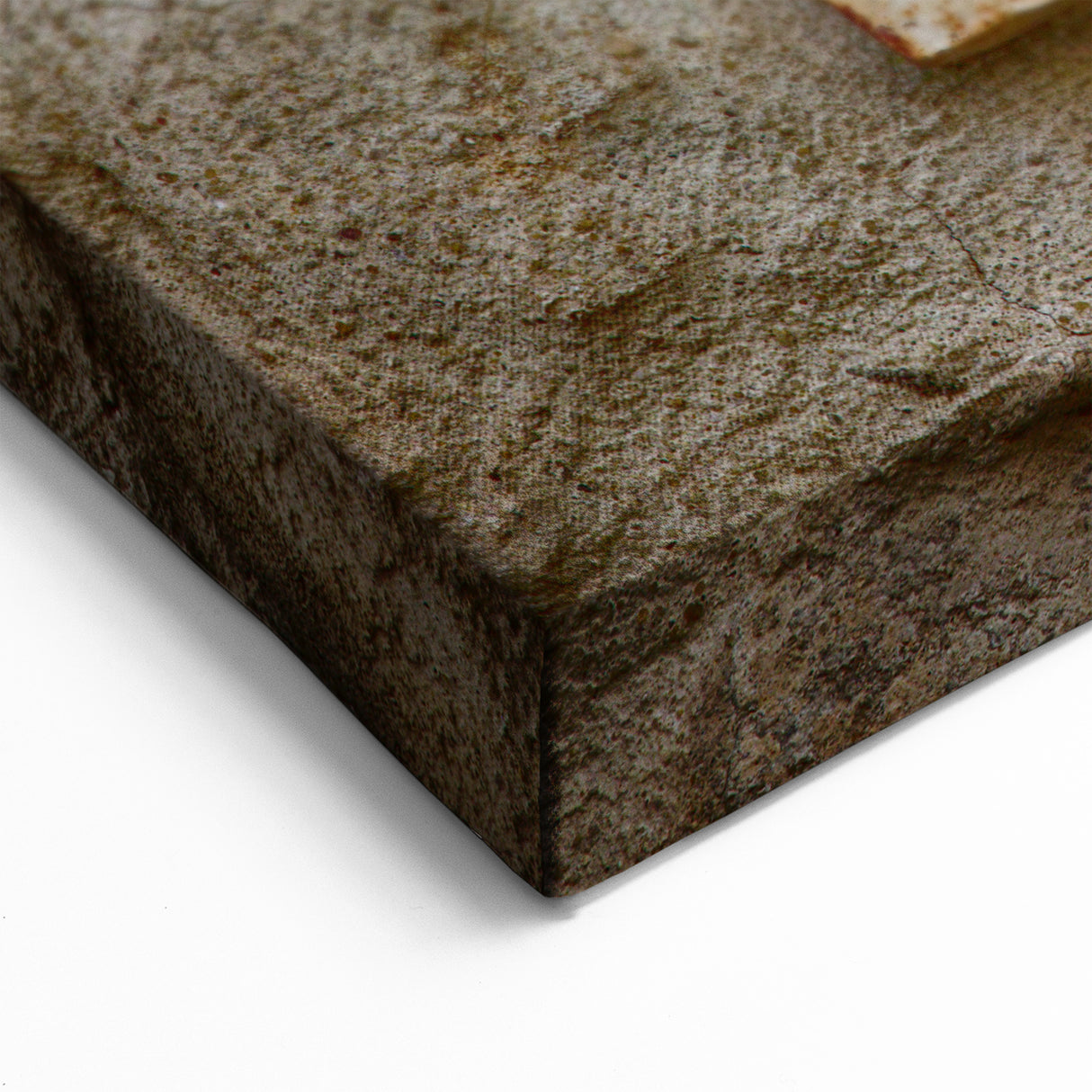 Masonry Wall Art - Rustic Metal and Stone Architectural Decor Print