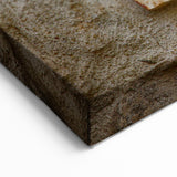 Masonry Wall Art - Rustic Metal and Stone Architectural Decor Print