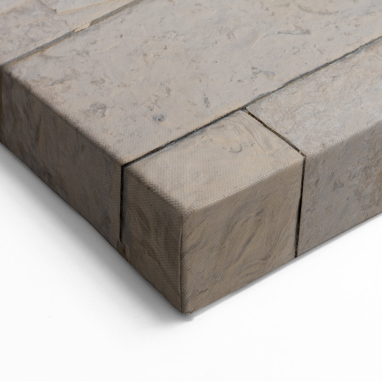 Masonry Wall Art - Ornate Stone Relief with Geometric Design Print