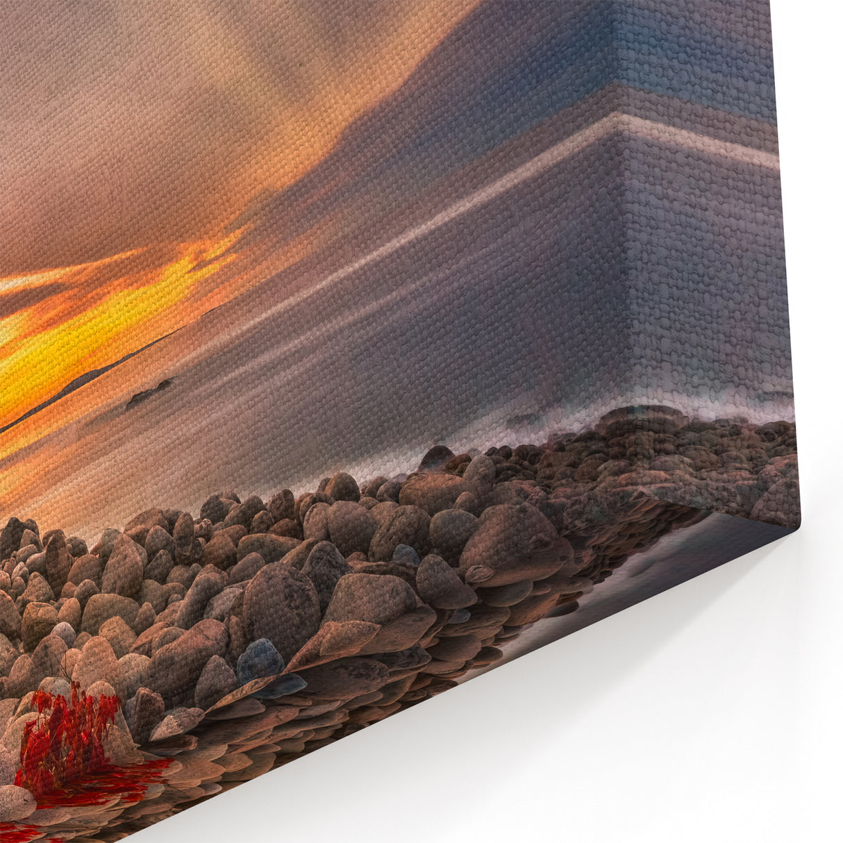 National Park Art Prints - Stunning Acadia Coastal Maine Sunrise Poster