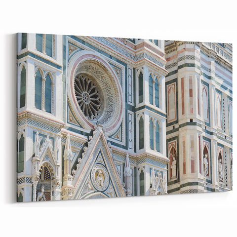 Florence Wall Art - Historic Florence Cathedral Italian Landscape Canvas Print