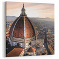 Florence Canvas Print - Duomo Aerial View Tuscany Italian Landscape Art