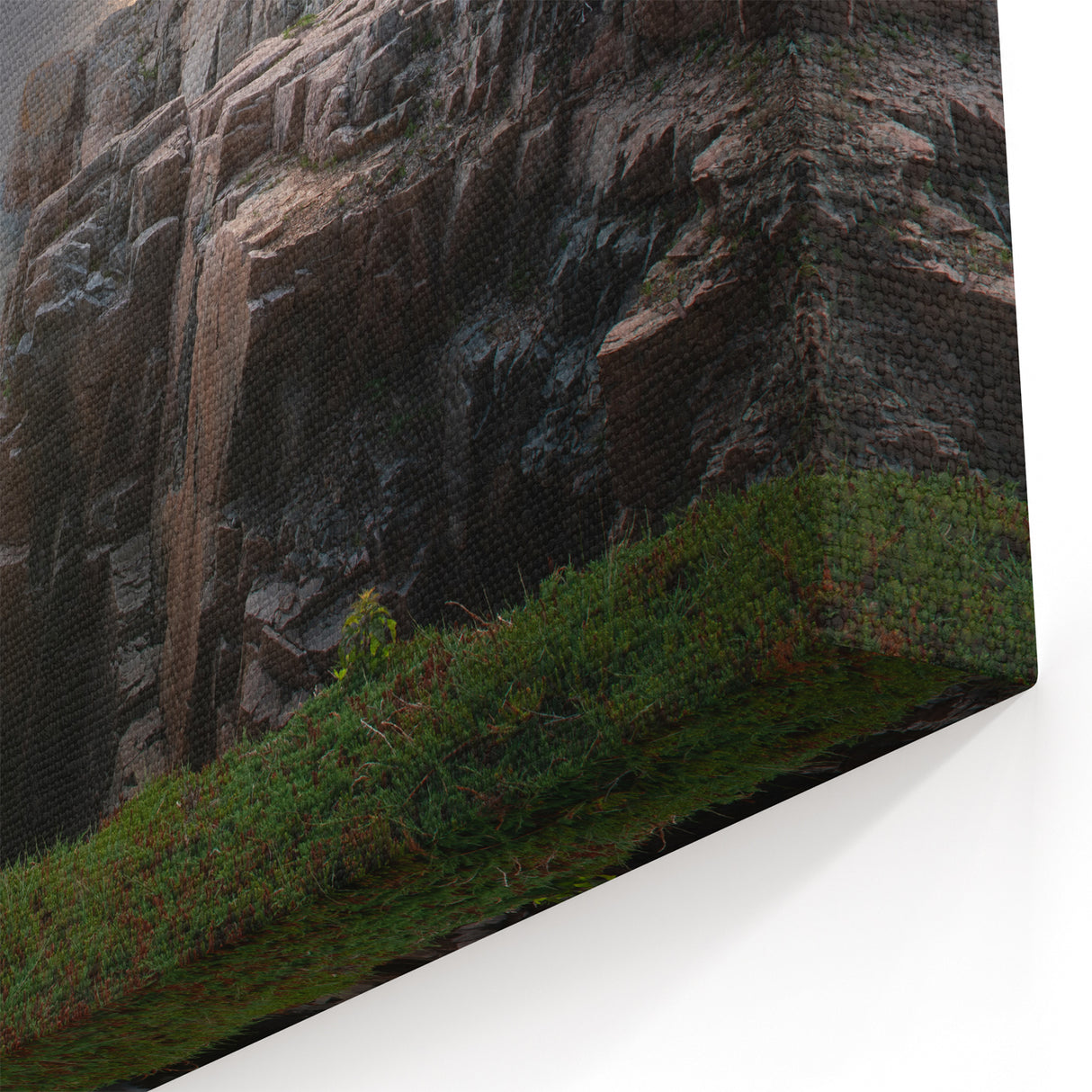 Coastal Maine Wall Art - Acadia National Park Cliffs and Sunset Print