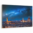 Florence Canvas Print - Starry Night Over Tuscany Italian Landscape Art