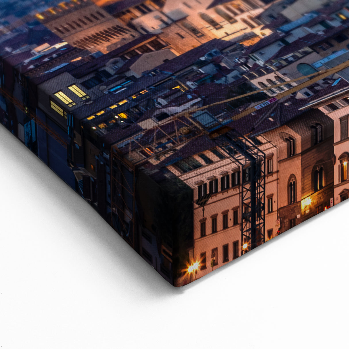 Florence Canvas Print - Starry Night Over Tuscany Italian Landscape Art