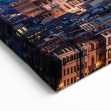 Florence Canvas Print - Starry Night Over Tuscany Italian Landscape Art