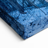 Vermont Covered Bridge Winter Scene - Scenic Snowy Forest Canvas Art