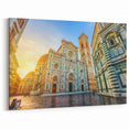 Florence Wall Art - Duomo at Sunrise Tuscany Italian Cityscape Painting
