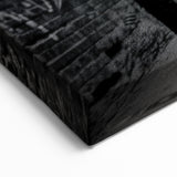 Classic Masonry Wall Art - Black and White Urban Street Canvas Print