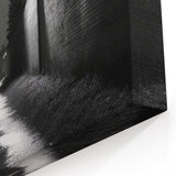 Architectural Masonry Wall Art - Moonlit Brick Alley Canvas Print Decor