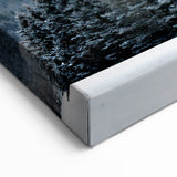 Vermont Winter Landscape Art - Snowy Pines and Mountains Canvas Print