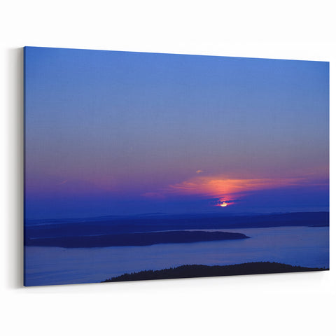 Acadia National Park Posters - Scenic Coastal Sunset in Maine