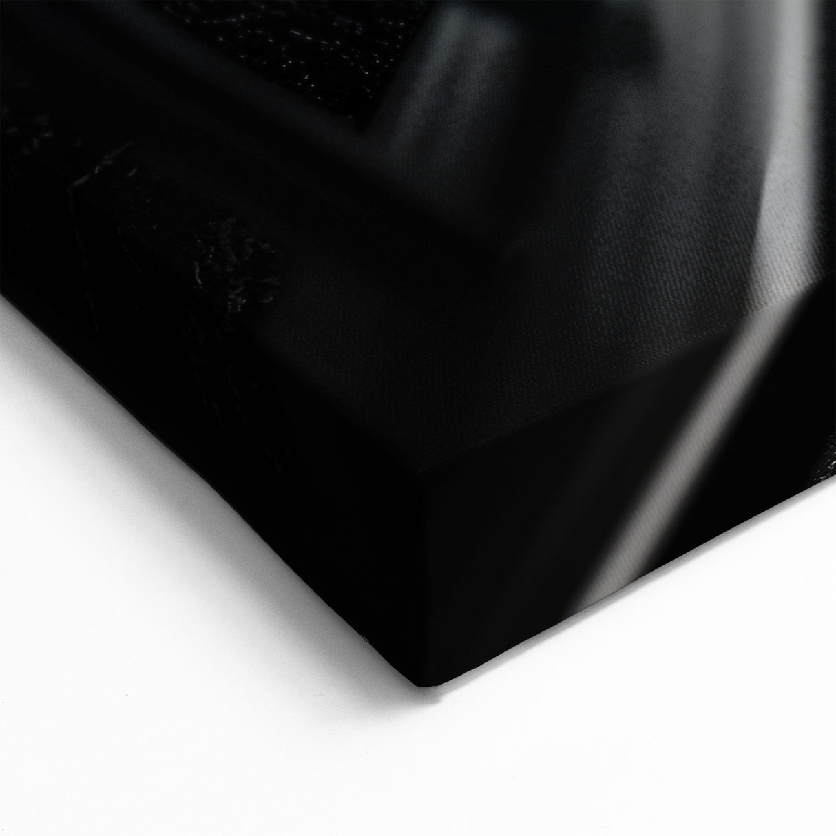 Gothic Masonry Wall Art - Black & White Arched Corridor Canvas Print