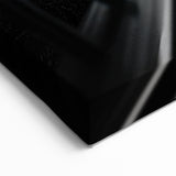 Gothic Masonry Wall Art - Black & White Arched Corridor Canvas Print