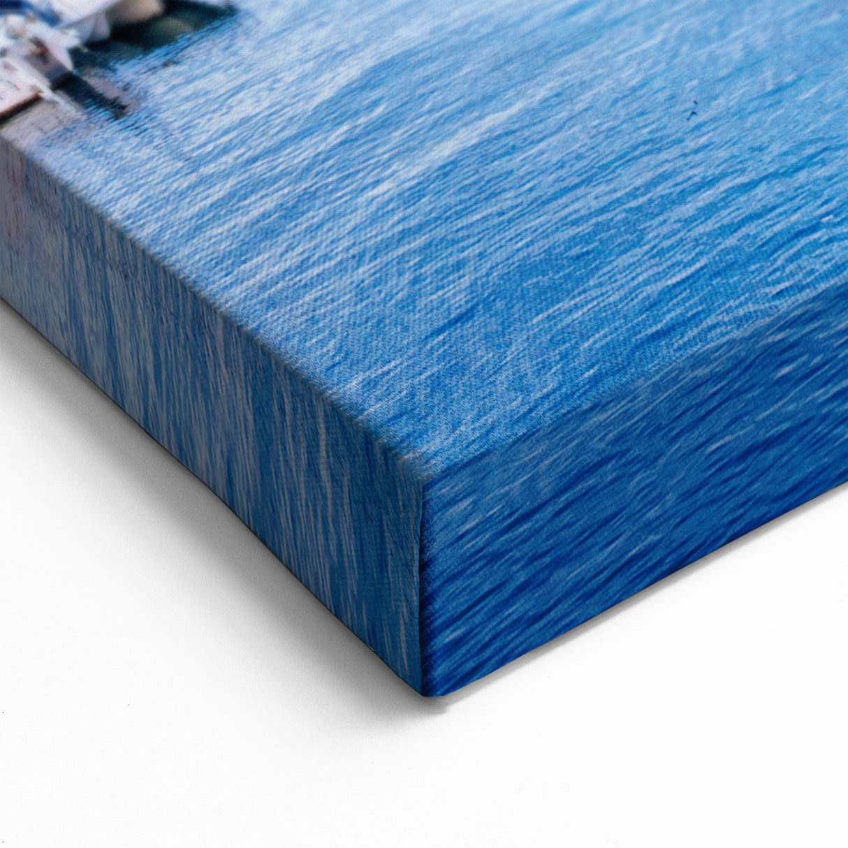 Lake Como Canvas Prints - Colorful Italian Lakeside Village Art